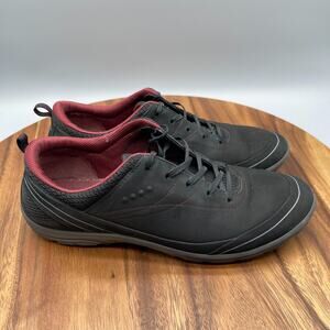 Ecco Arizona Shoes Womens Size 8 / 39 Black Suede Casual Comfort Walking Sneaker